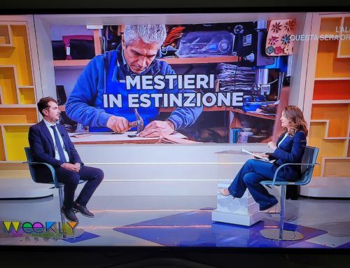 Il Presidente Michael Del Moro a WEEKLY(Rai1): in primo piano i mestieri a rischio estinzione.