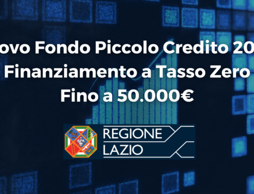 Nuovo Fondo Piccolo Credito 2026
